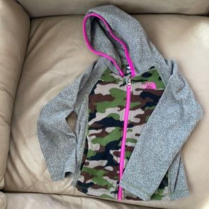 North Face fleece hoodie